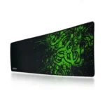 Mouse pad 80 x 30 gaming fabric, Razer green design