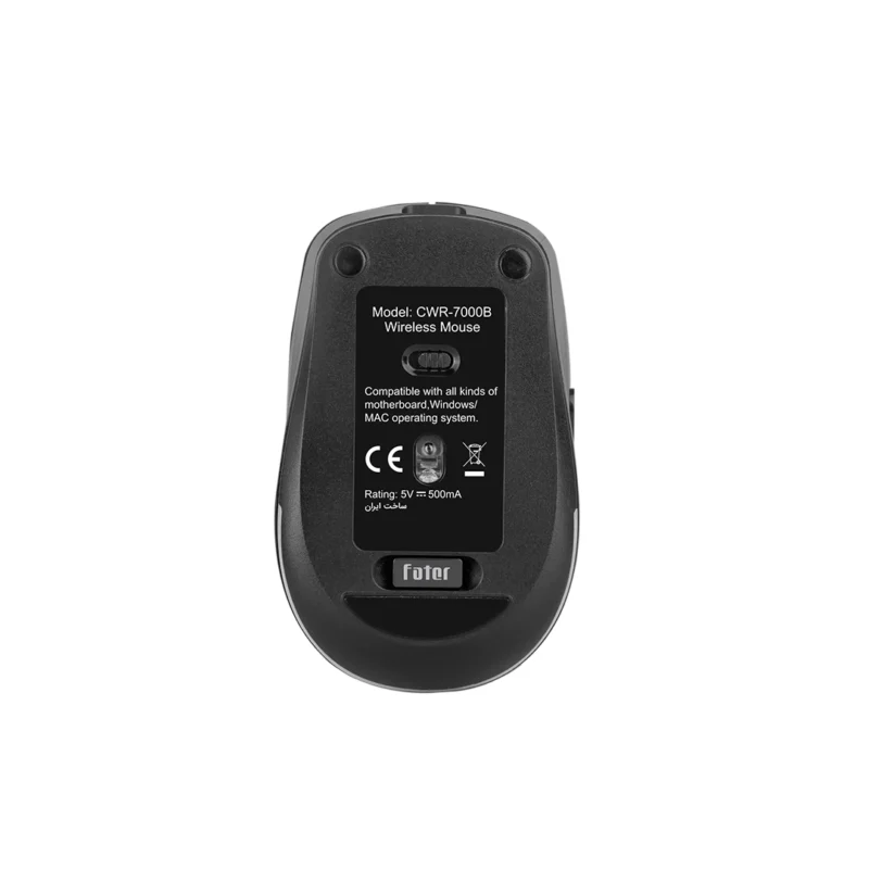 ماوس گیمینگ فاطر مدل CWR‑7000B از پشت