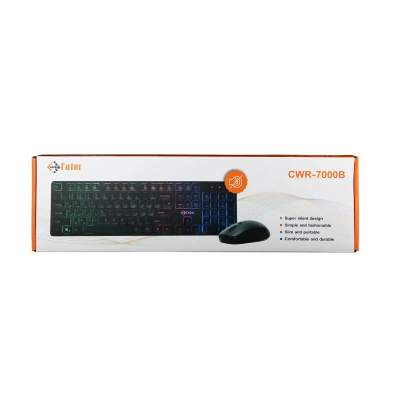 جعبه ماوس و کیبورد گیمینگ فاطر مدل CWR‑7000B